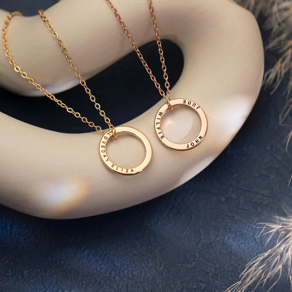 Personalized Birthstone Name Necklace