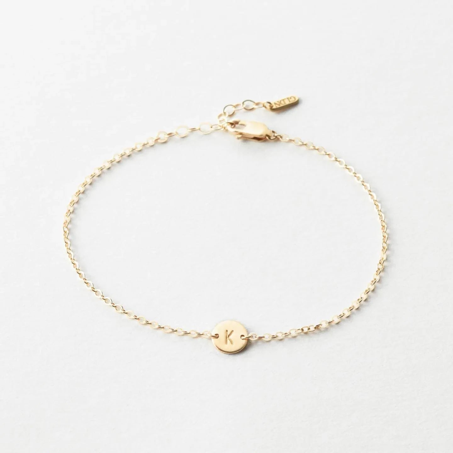 Personalized Initial Minimal Bracelet