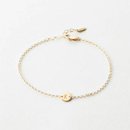 Personalized Initial Minimal Bracelet