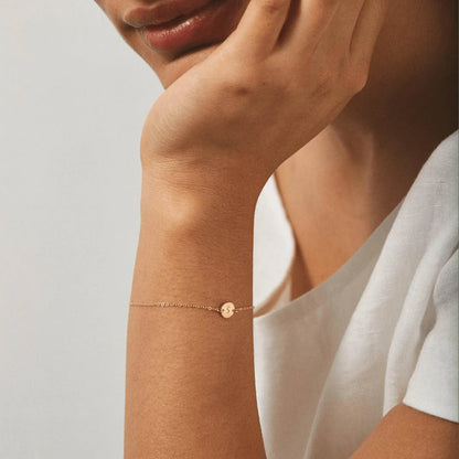 Personalized Initial Minimal Bracelet