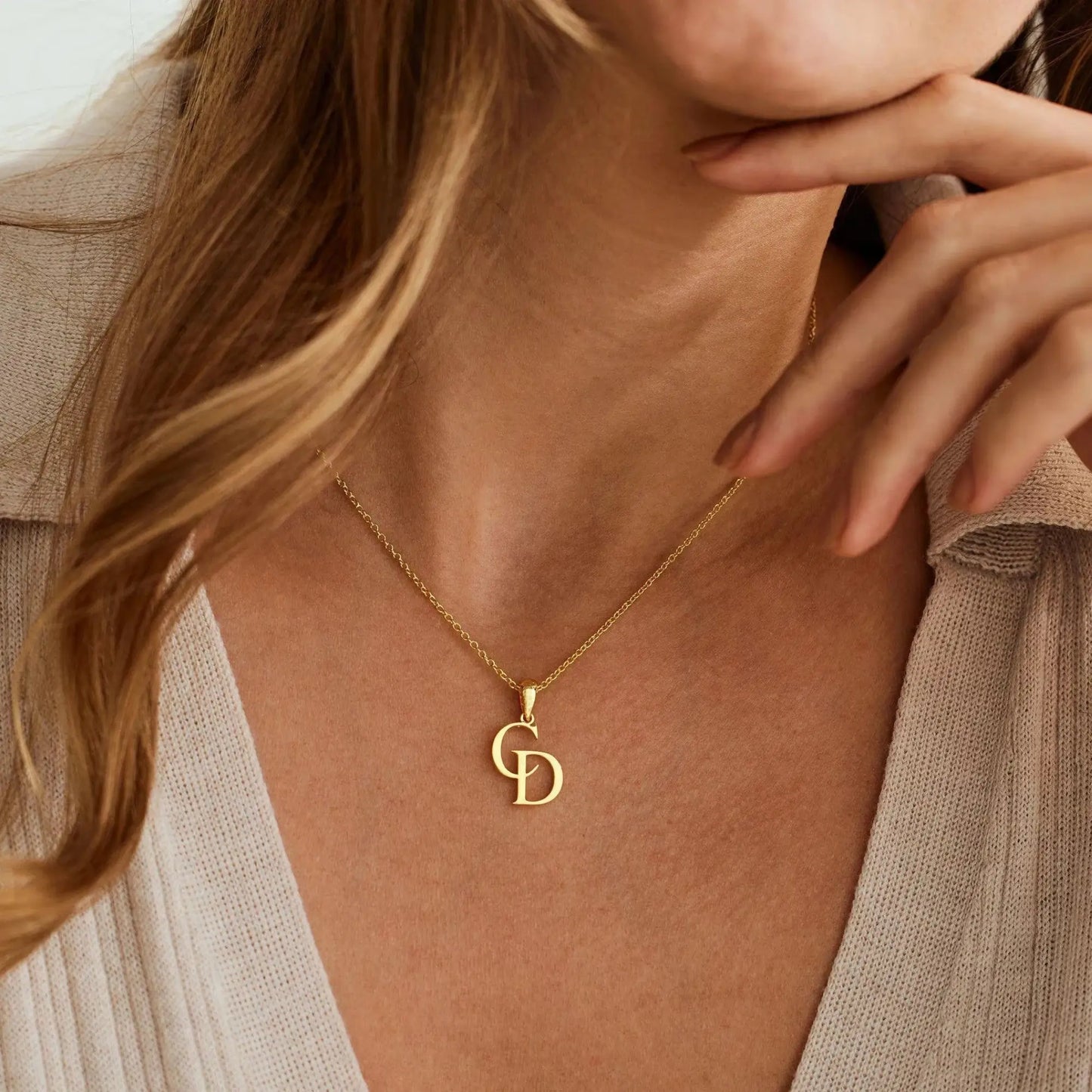 Personalized Dual Initial Necklace