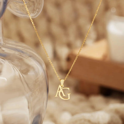 Personalized Dual Initial Necklace