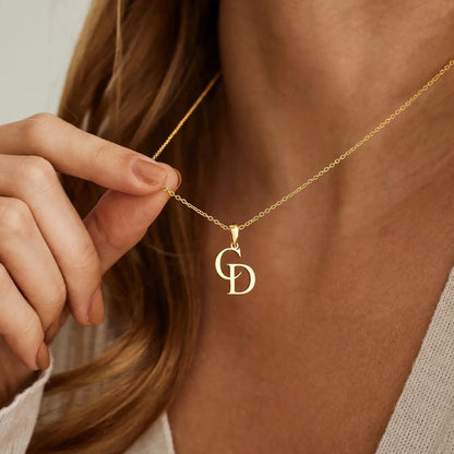 Personalized Dual Initial Necklace