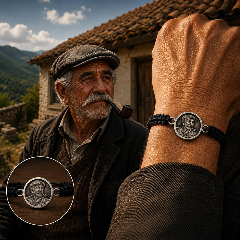 Kişiye Özel Fotoğraflı Kabartmalı Bileklik